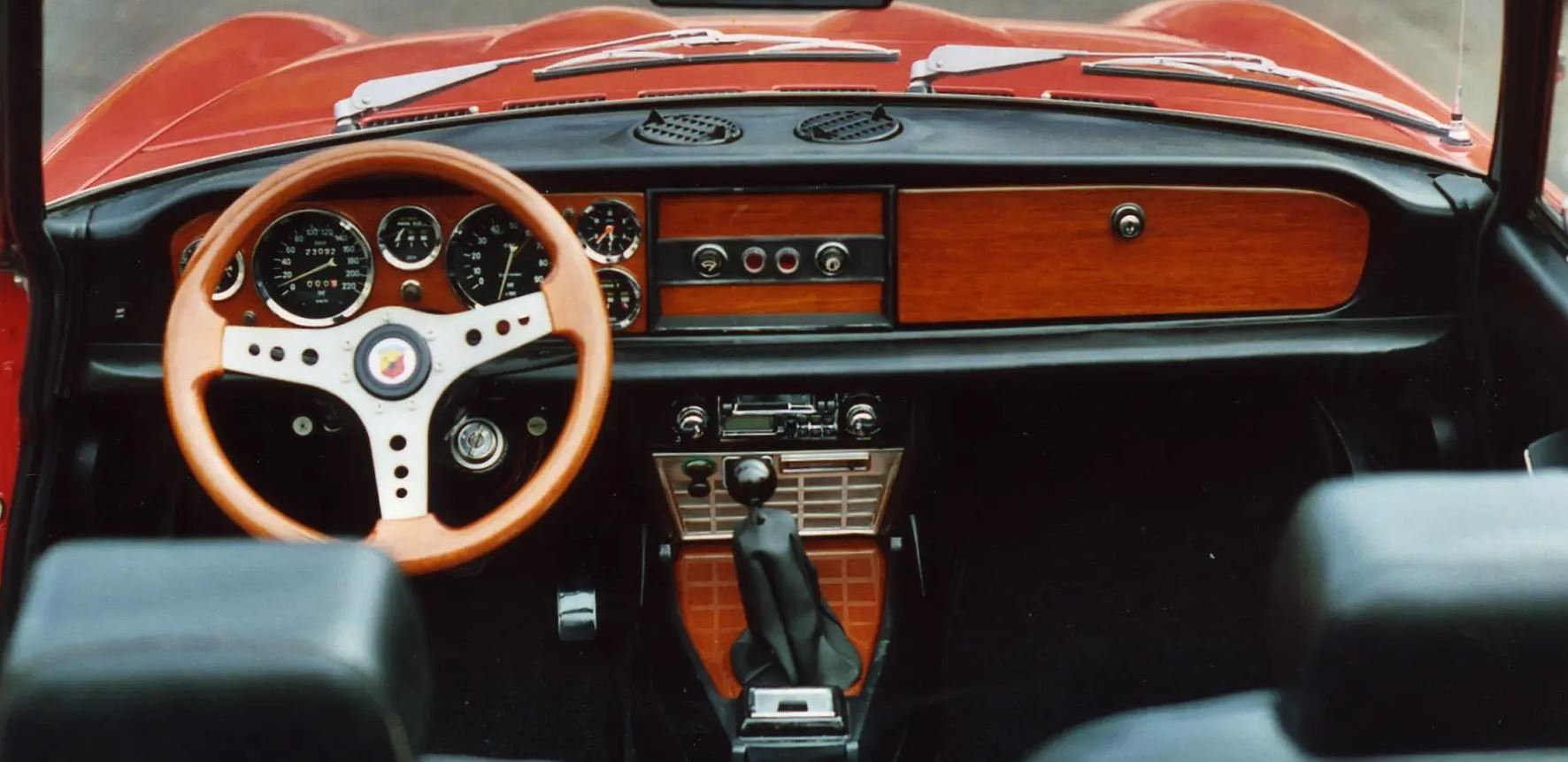 1979 82 Fiat 124 Spider Interior 1