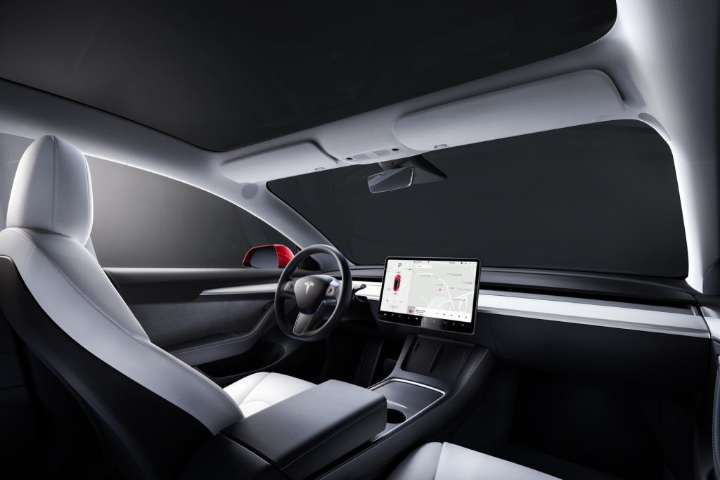 2022 Tesla Model 3 Interior View