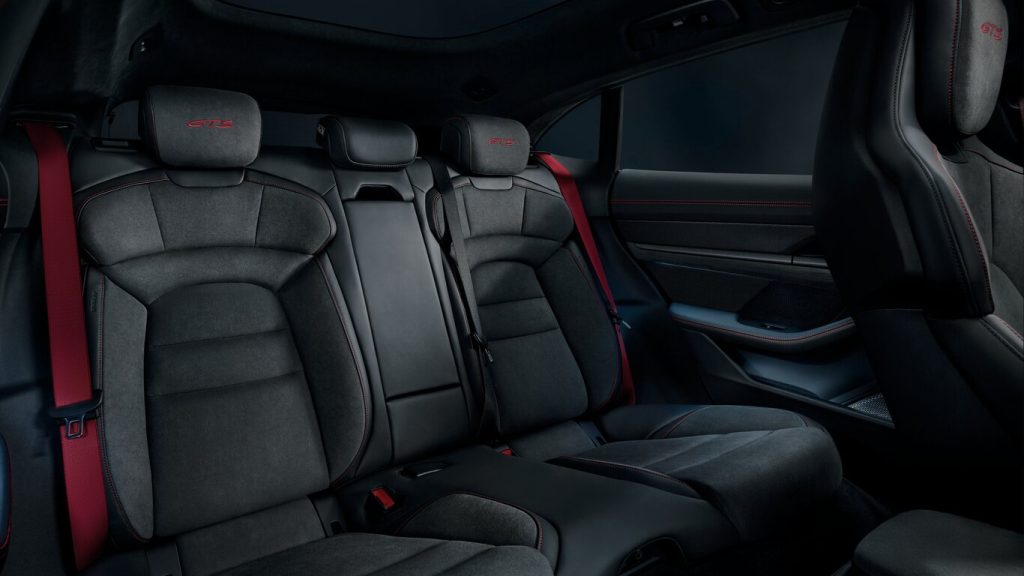 Porsche Taycan GTS Back Seats Interior