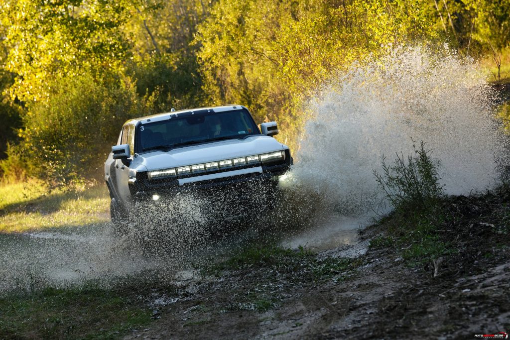 GMC HUMMER EV engineering drive at the General Motors Milford Pr