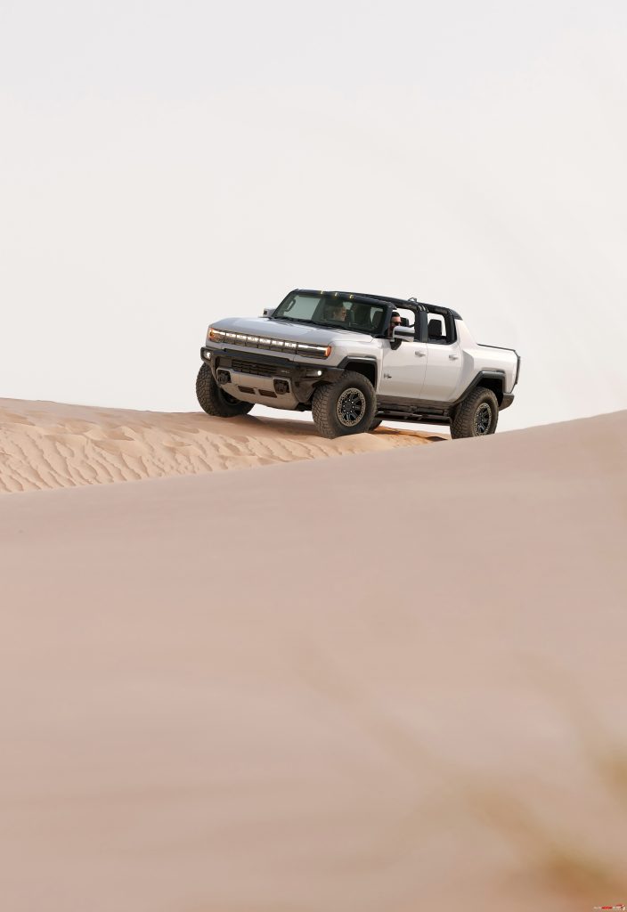 The GMC HUMMER EV is designed to be an off road beast, with all
