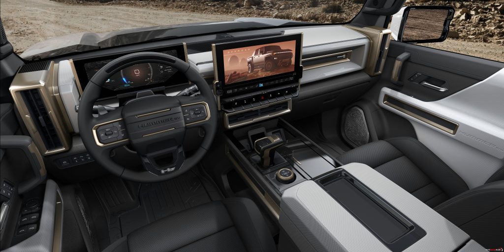 The 2022 GMC HUMMER EV’s design visually communicates extreme