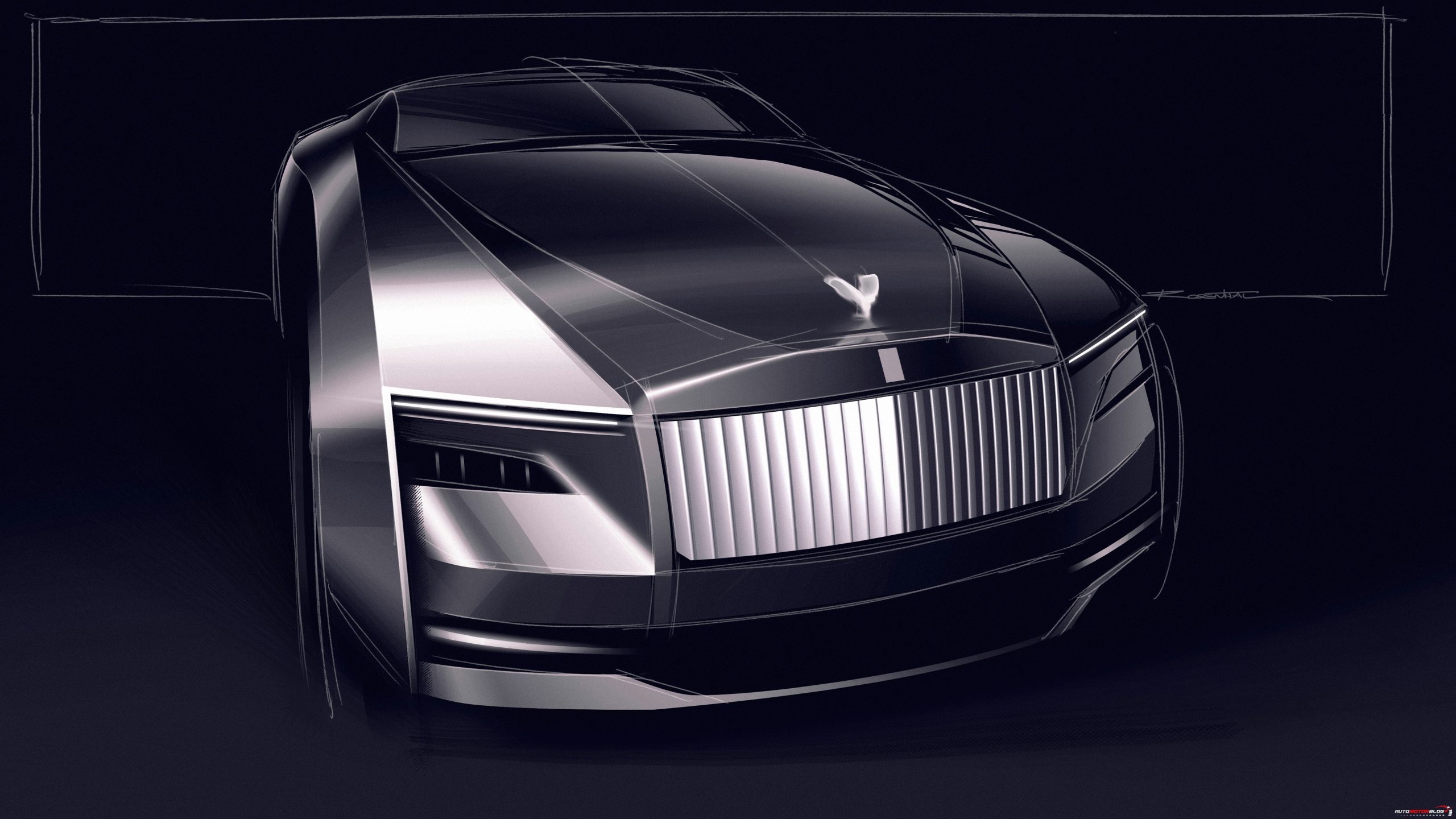 2024 Rolls Royce SPECTRE Sketches 3