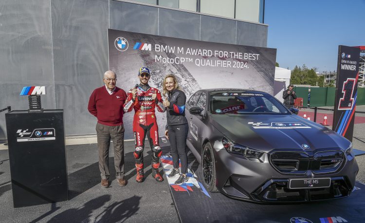 Francesco Pecco Bagnaia is The winner of the BMW M Award in MotoGP™ 2024