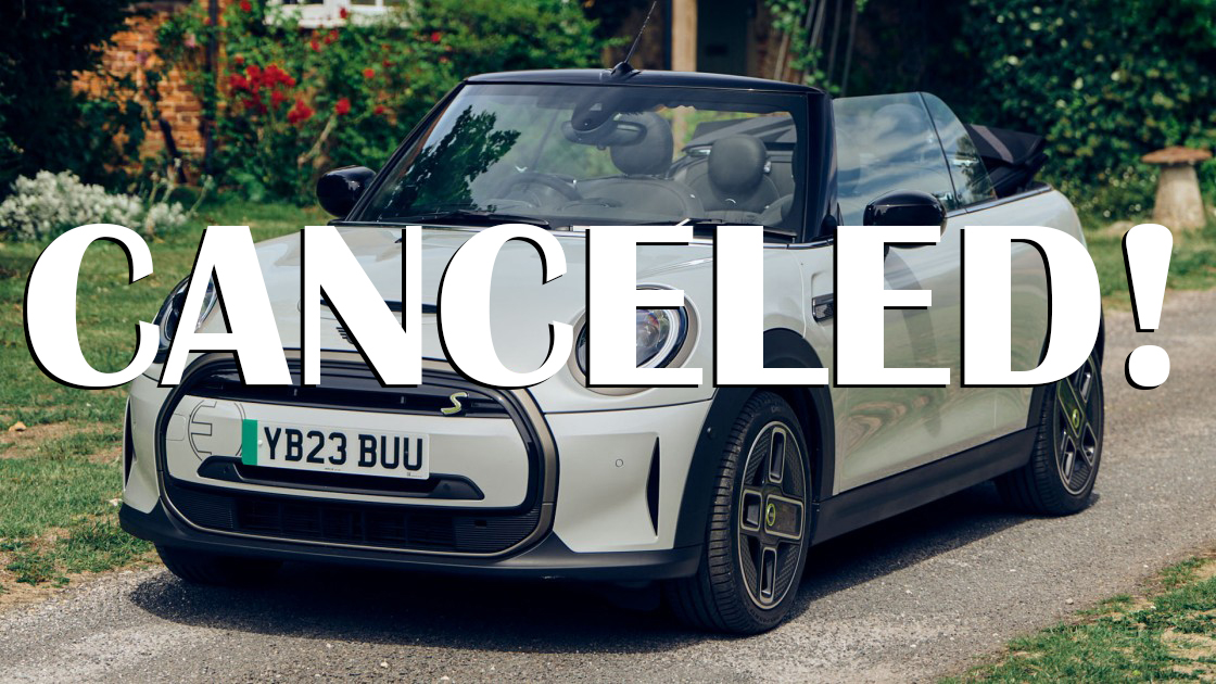 Breaking News Mini has allegedly canceled plans for electric Cooper Convertible