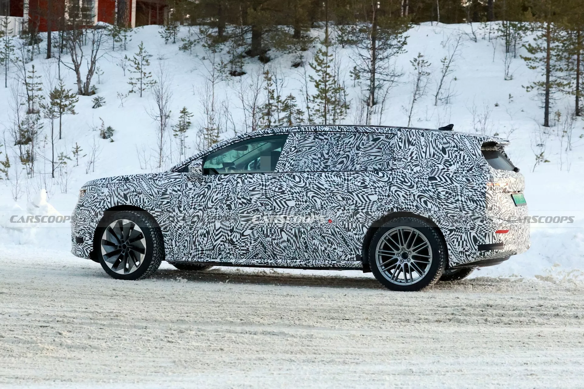 2026 Skoda Space 7 Seater Electric SUV Spied 2