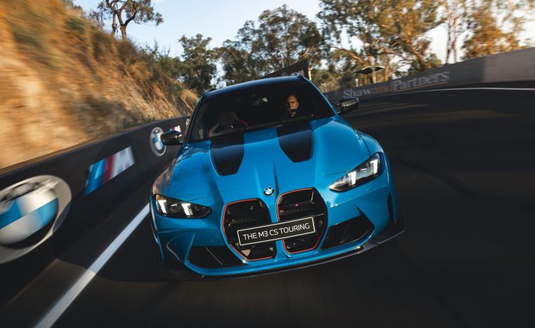G81 BMW M3 CS Touring Front Look Aggressive