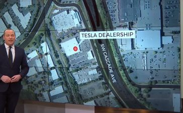 FBI Looks Into Another Shooting at an Oregon Tesla Dealership