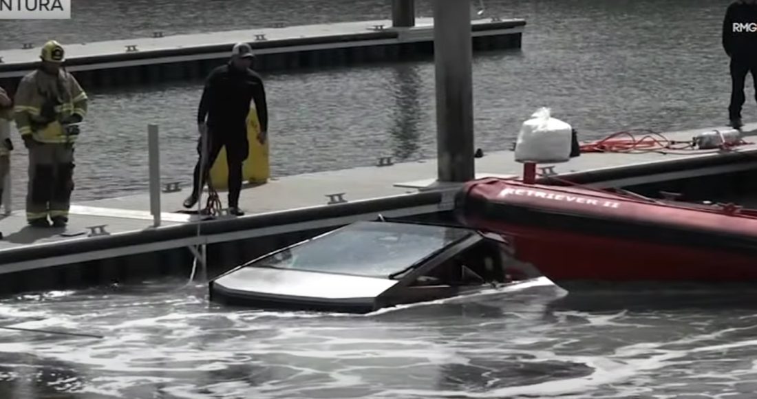 Tesla Cybertruck Underwater