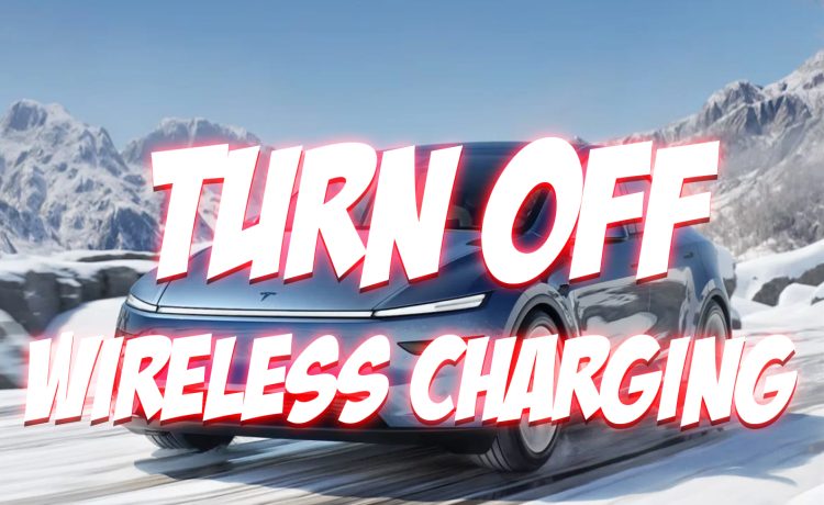 Turn Off Wireless Charging in Tesla Model Y