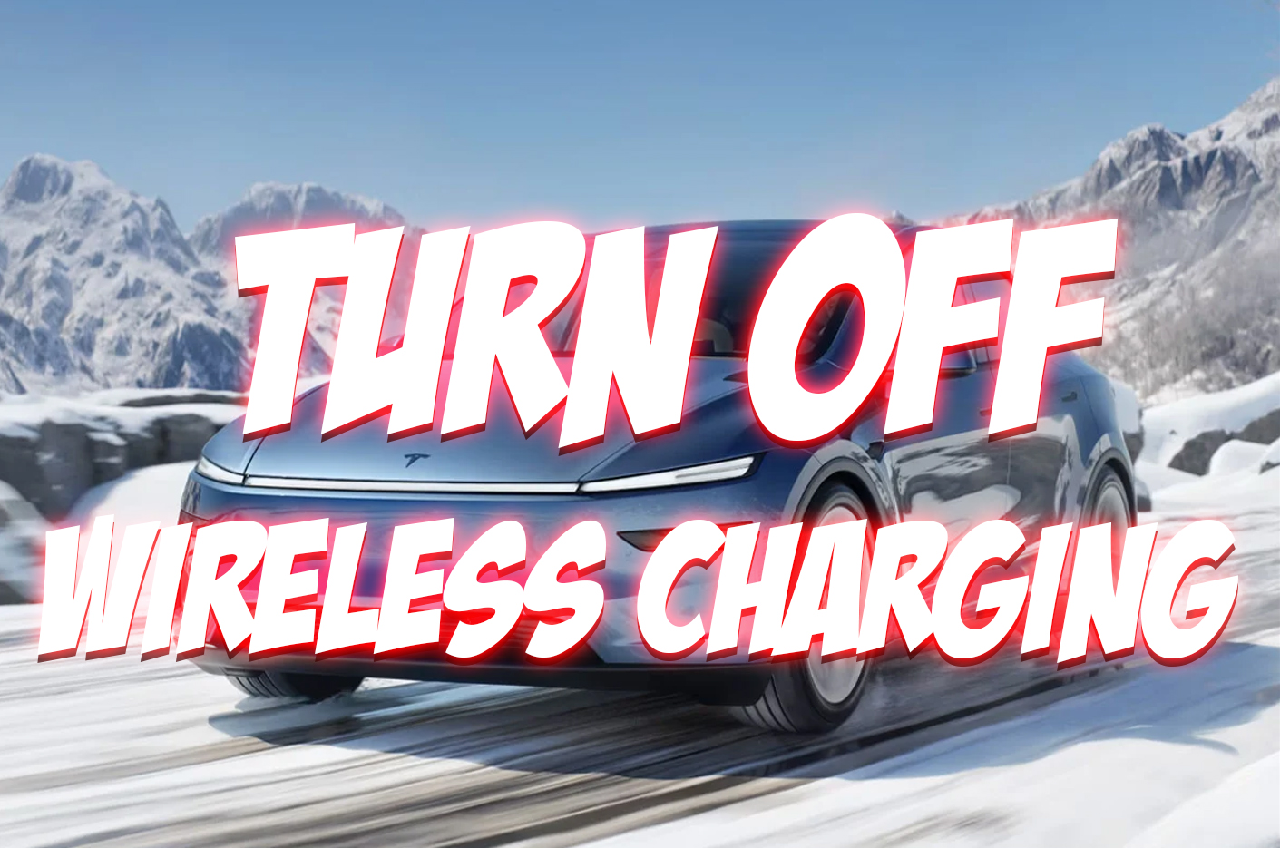Turn Off Wireless Charging in Tesla Model Y