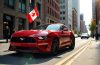Ford Mustang Canada Flag