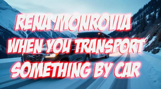 Rena Monrovia When You Transport Something by Car