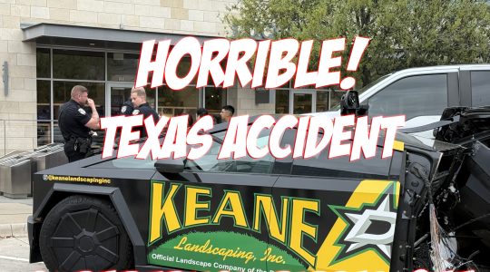 Tesla Cybertruck Mercedes G Wagen Accident in Texas United States
