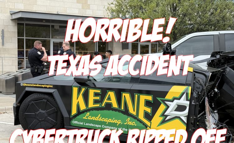 Tesla Cybertruck Mercedes G Wagen Accident in Texas United States