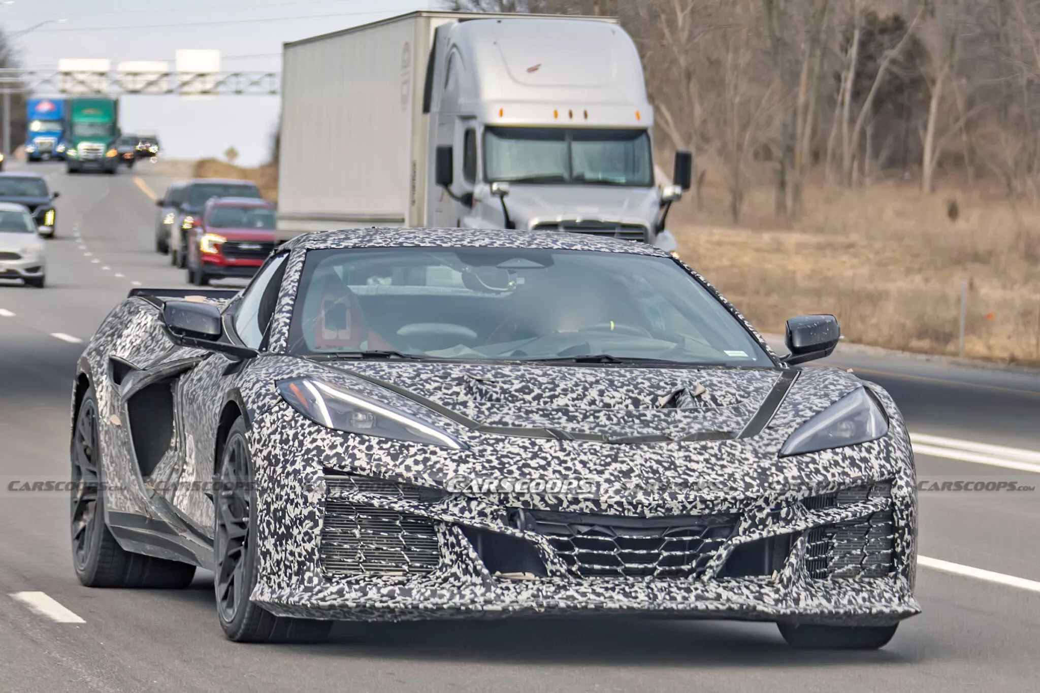 2026 Corvette Facelift Exterior Spy Photos (1)