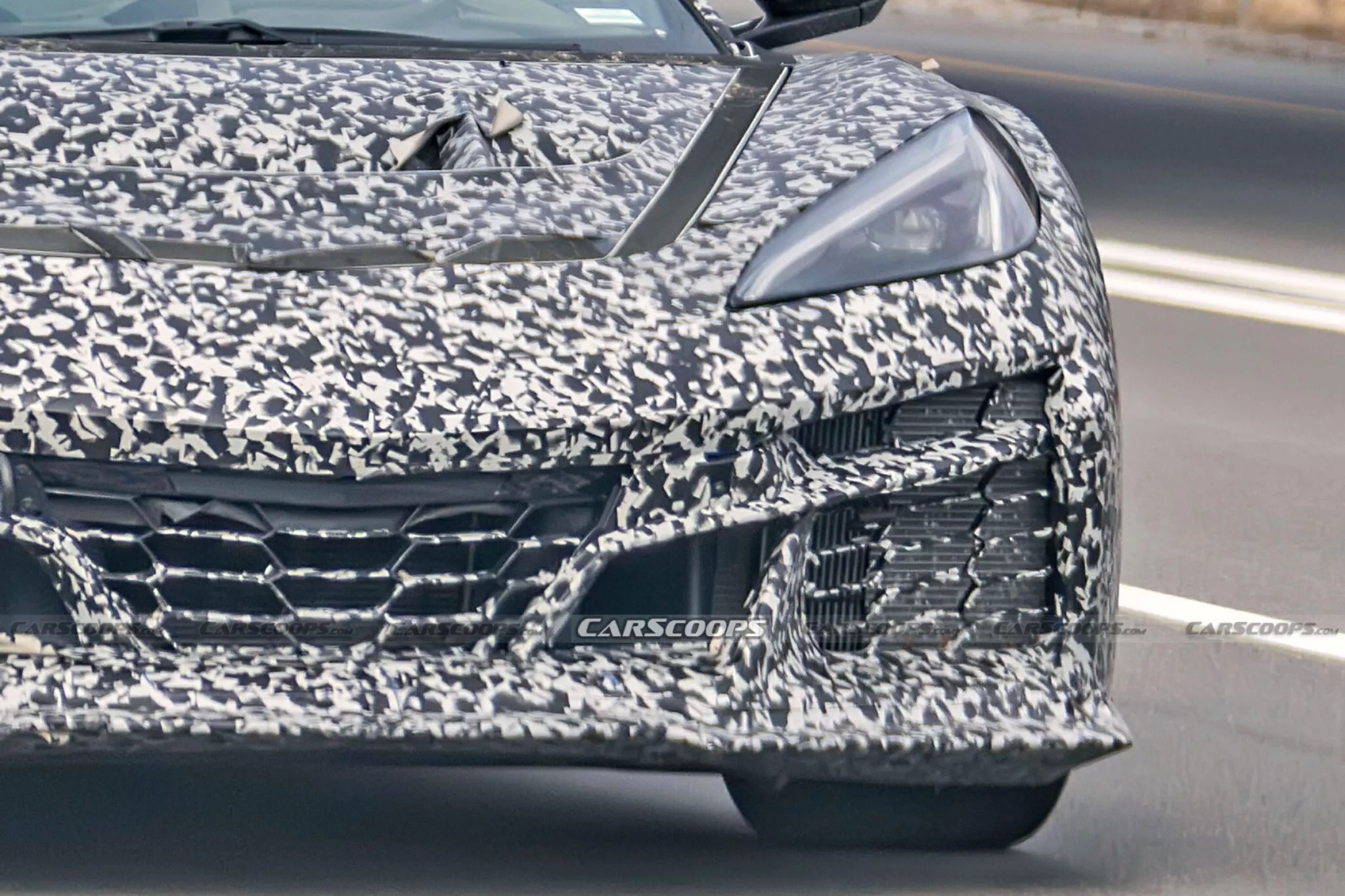 2026 Corvette Facelift Exterior Spy Photos (2)