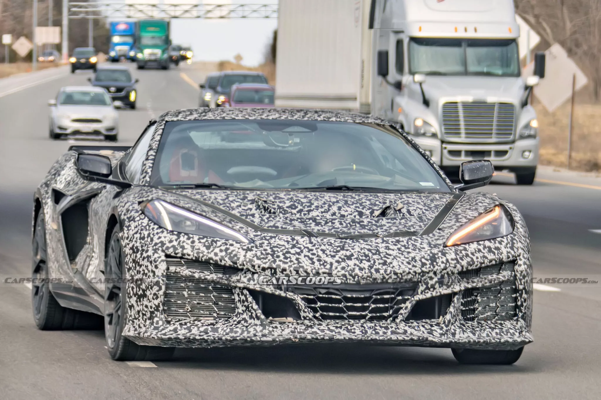 2026 Corvette Facelift Exterior Spy Photos (3)