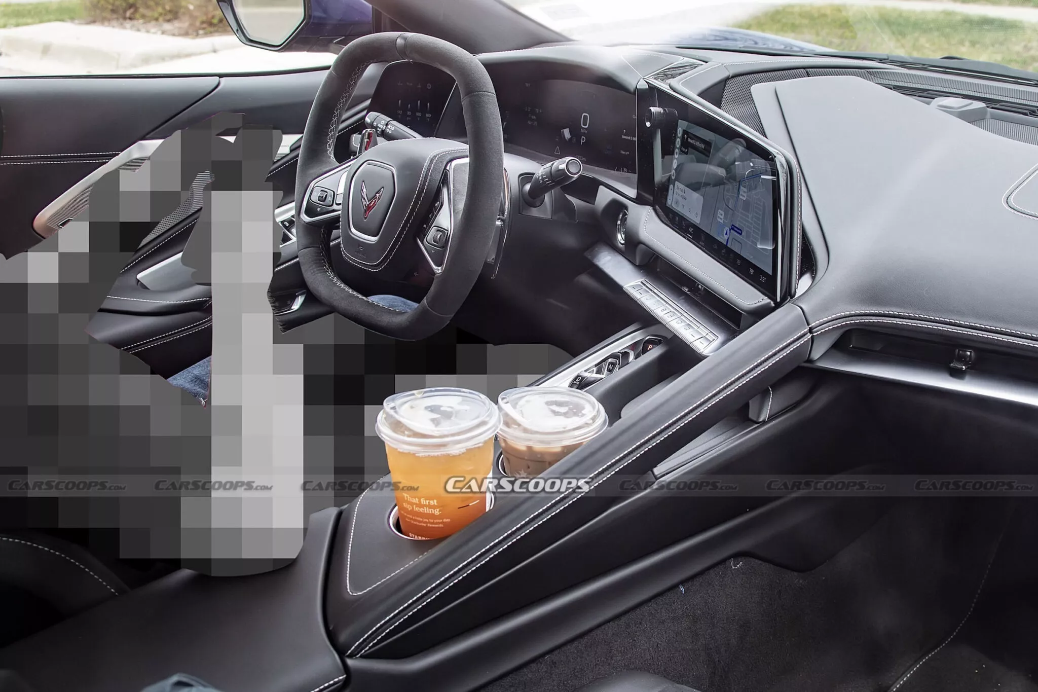 2026 Corvette Facelift Interior Spy Photos (1)