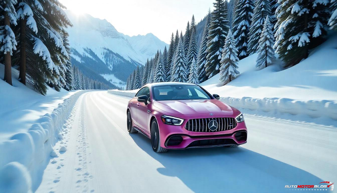 Pink Mercedes Benz S Class (4)