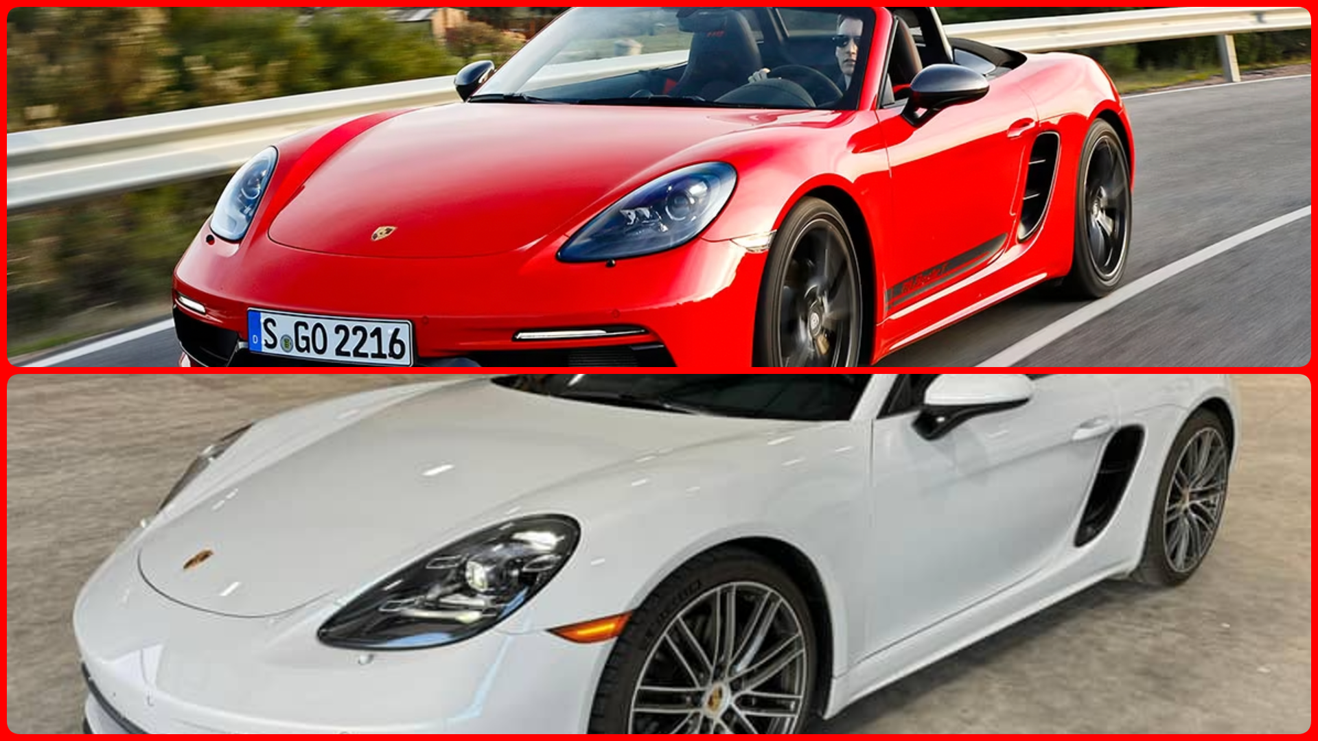 Porsche 718 Cayman and 718 Boxster