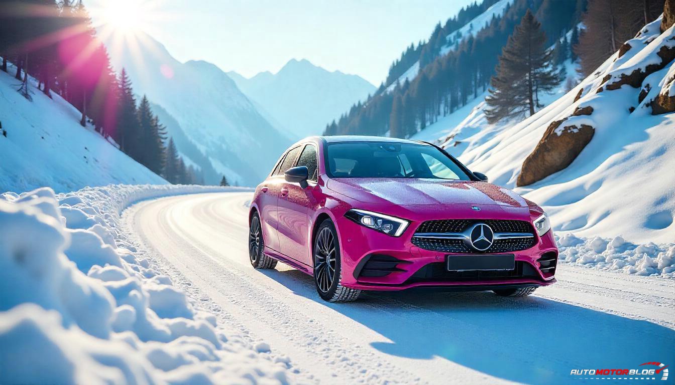 Pink Mercedes Benz A Class (4)