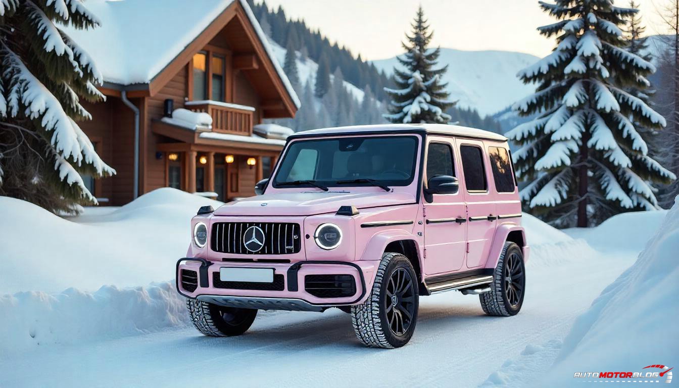 Pink Mercedes Benz G Class (2)