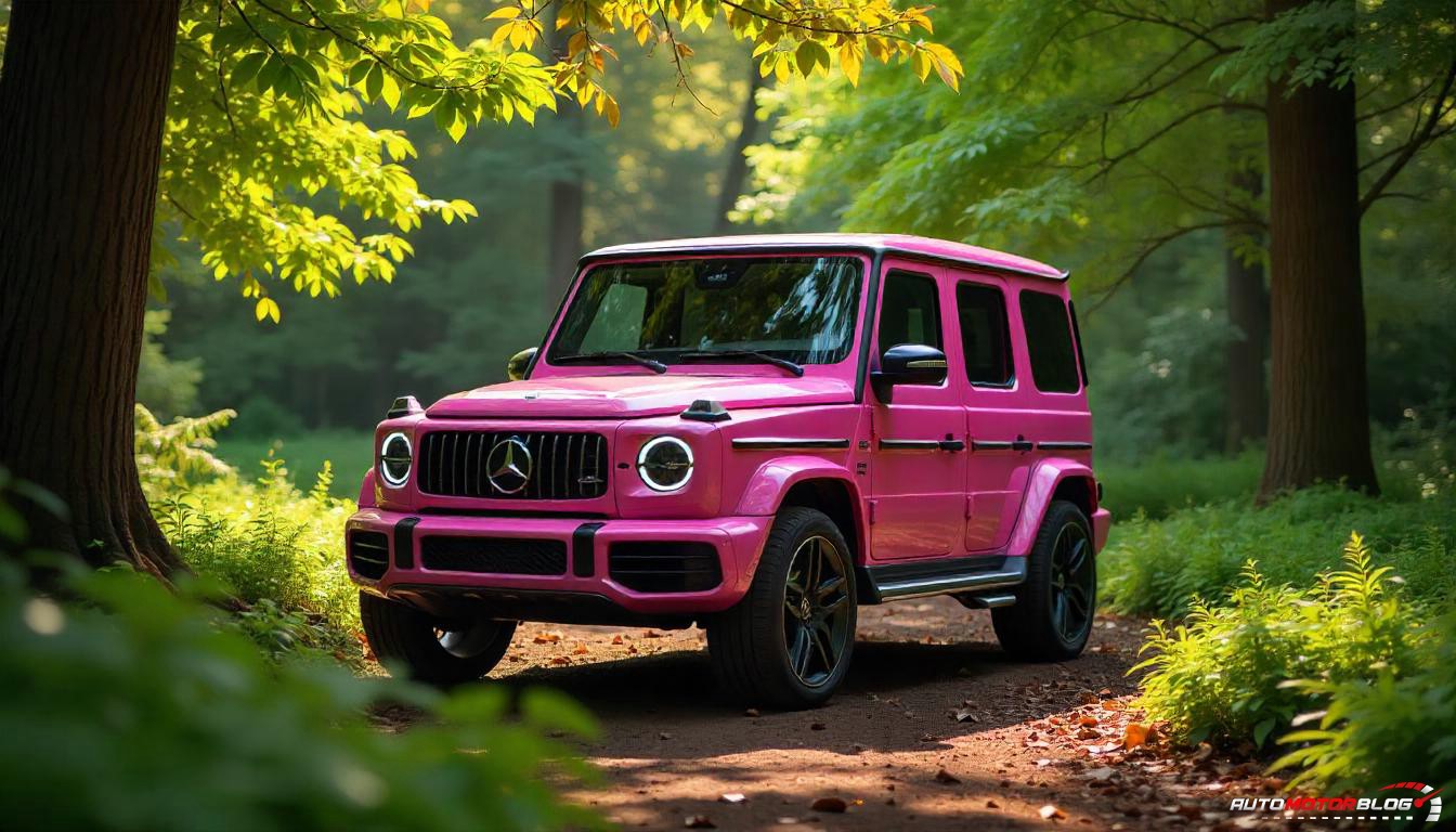 Pink Mercedes Benz G Class (4)