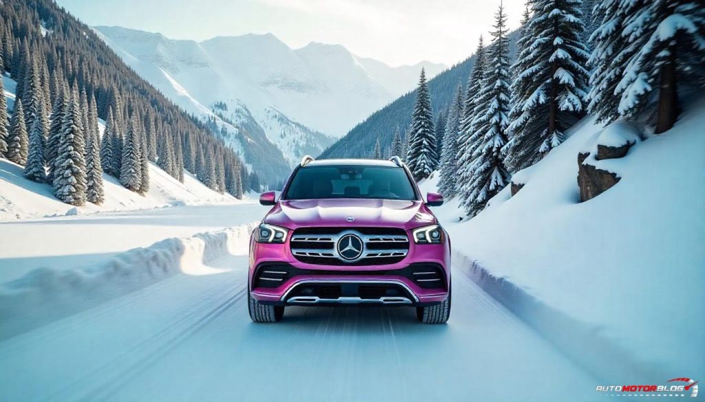 Pink Mercedes Benz GLS (3)