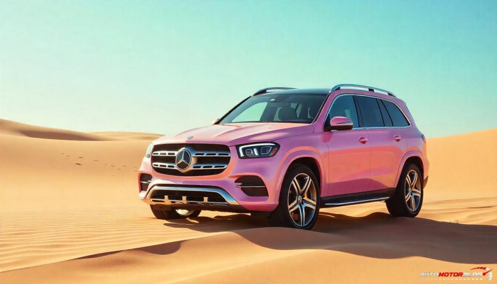 Pink Mercedes Benz GLS (4)