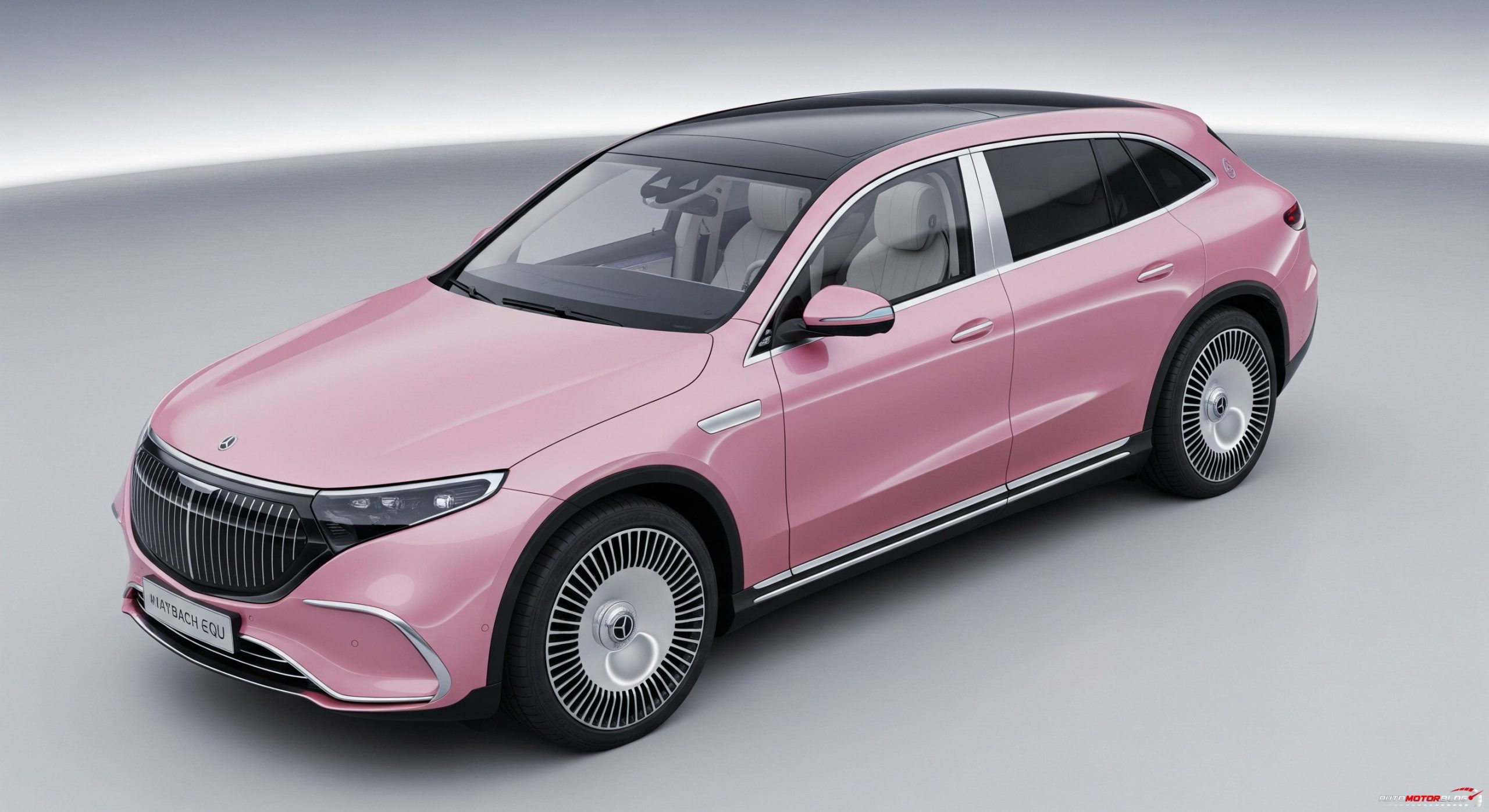 Pink Mercedes Benz Maybach EQS (6)