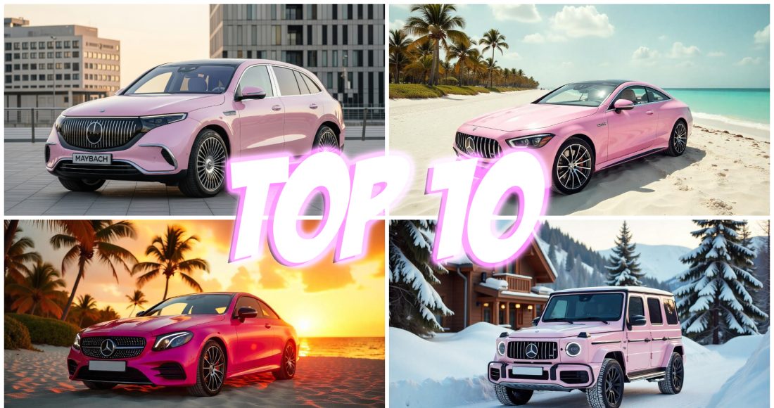 Top 10 Pink Mercedes-Benz Cars