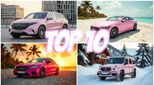 Top 10 Pink Mercedes-Benz Cars