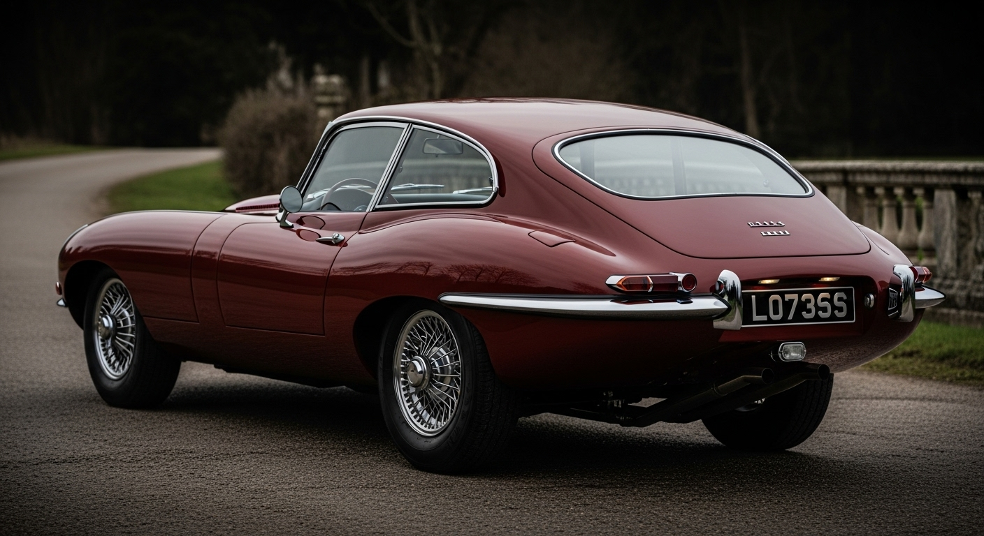 1961 Jaguar E Type Iconic Silhouette