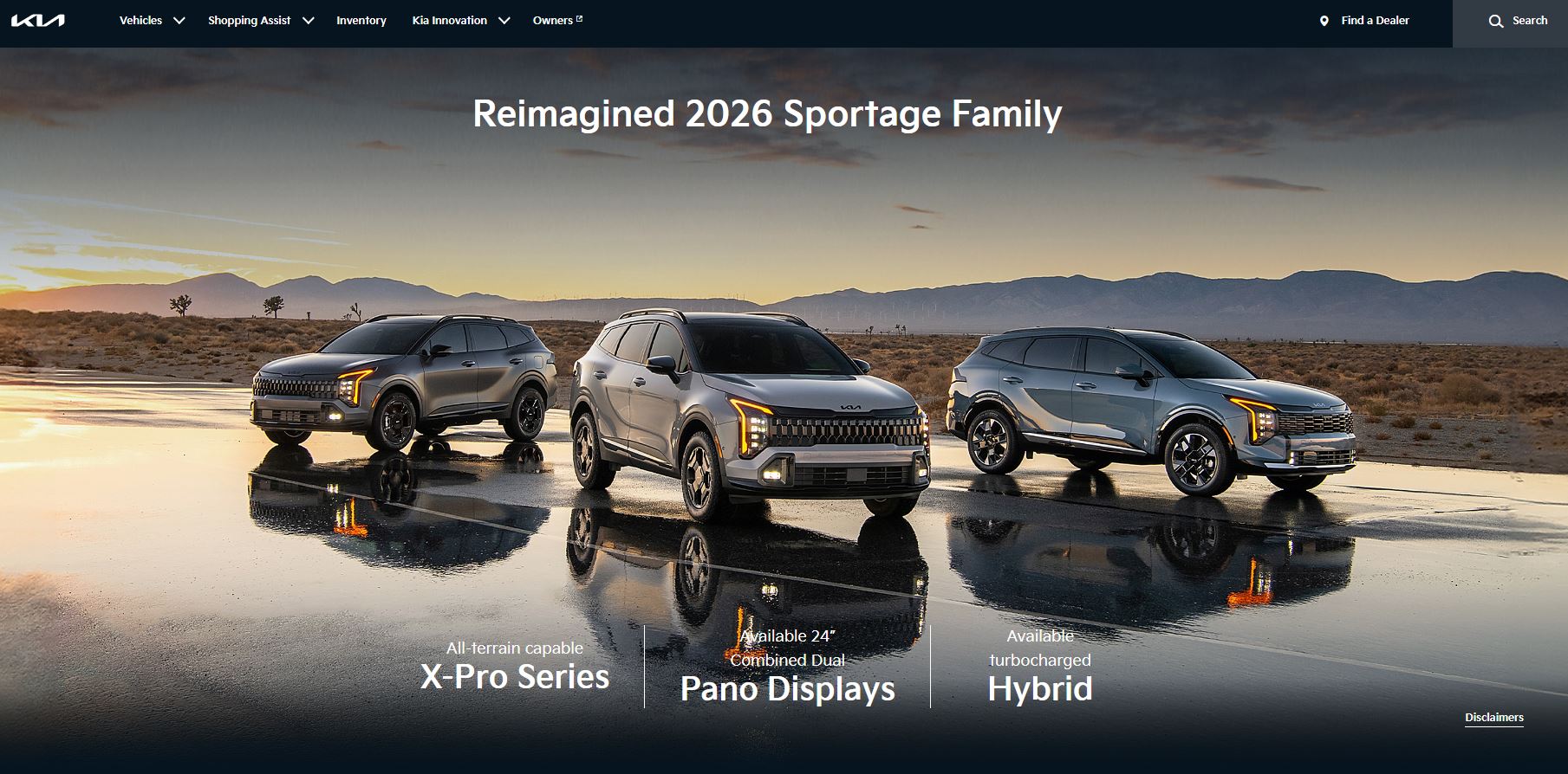 2026 Kia Sportage Family