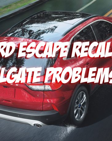 Ford Issues Tailgate Recall Impacting More Than 100,000 Escape Vehicles