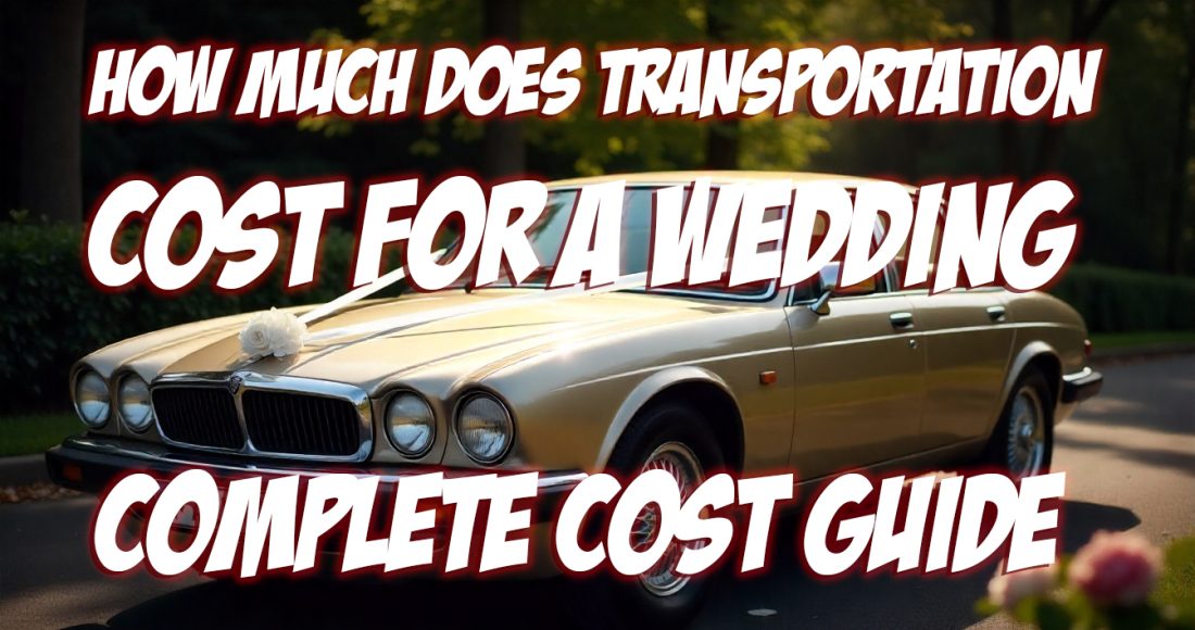 How Much Does Transportation Cost For a Wedding Complete Cost Guide
