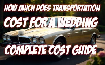 How Much Does Transportation Cost For a Wedding Complete Cost Guide