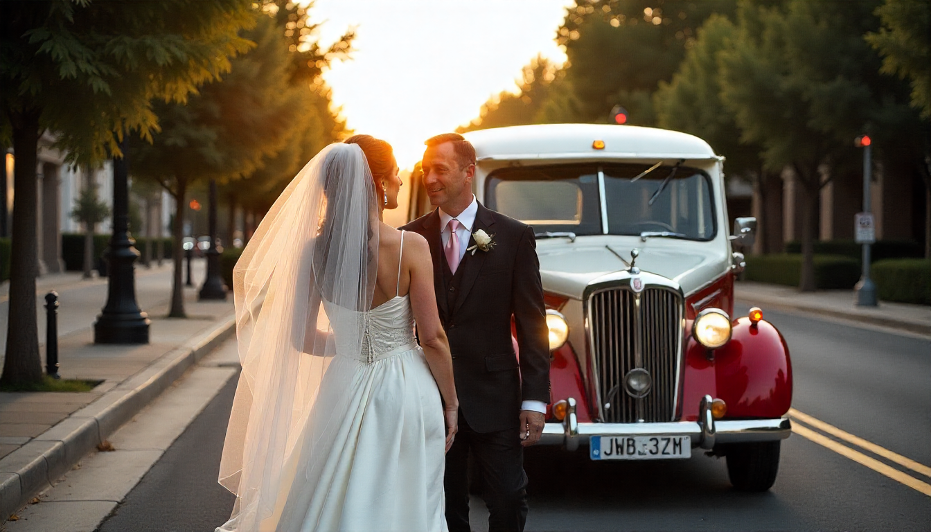 Wedding Transportation Vintage Car