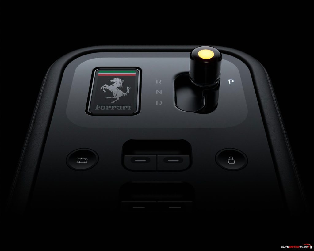 Ferrari Luce Interior Central Console Gear Shifter (2)