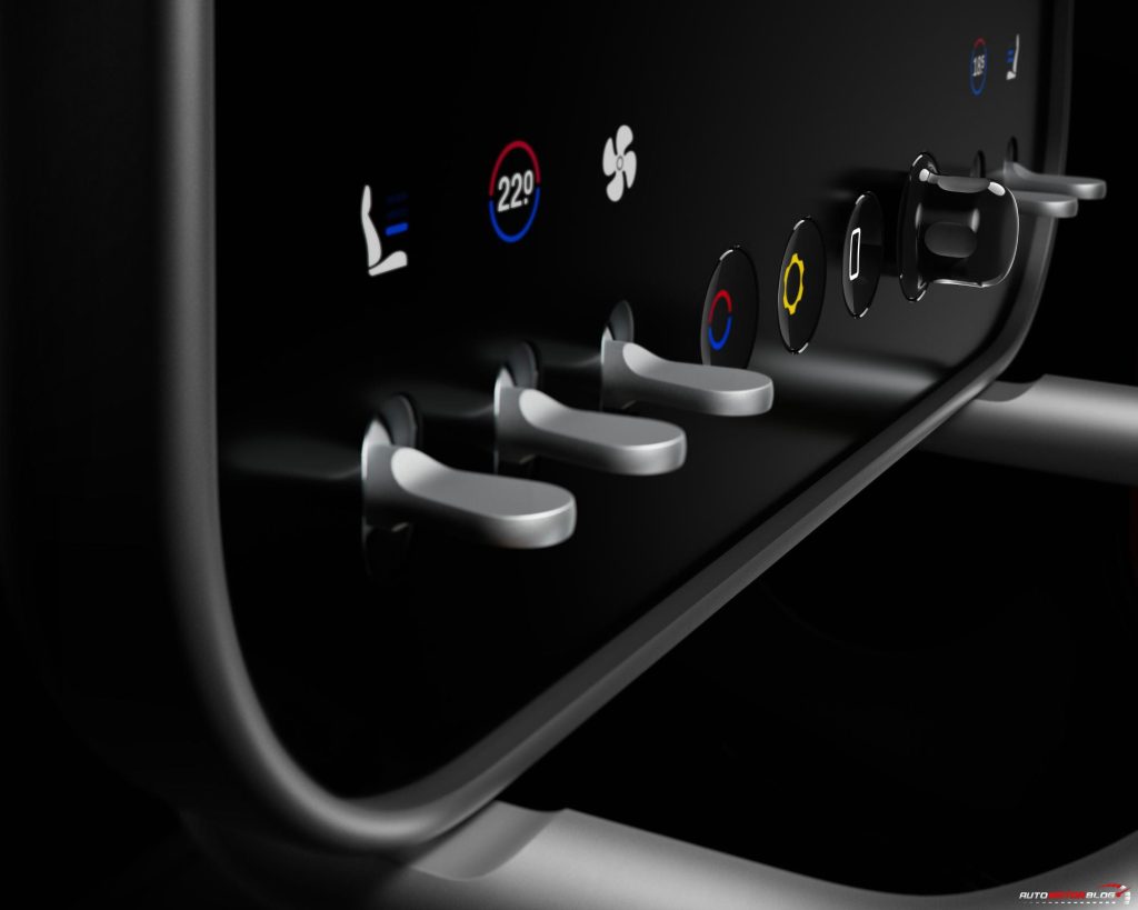 Ferrari Luce Interior Climate Control Buttons