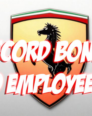 Ferrari to Reward Employees with RECORD Sum for Success