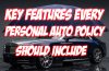 Key Features Every Personal Auto Policy Should Include