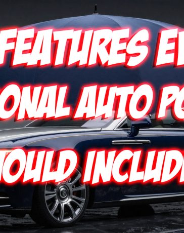 Key Features Every Personal Auto Policy Should Include
