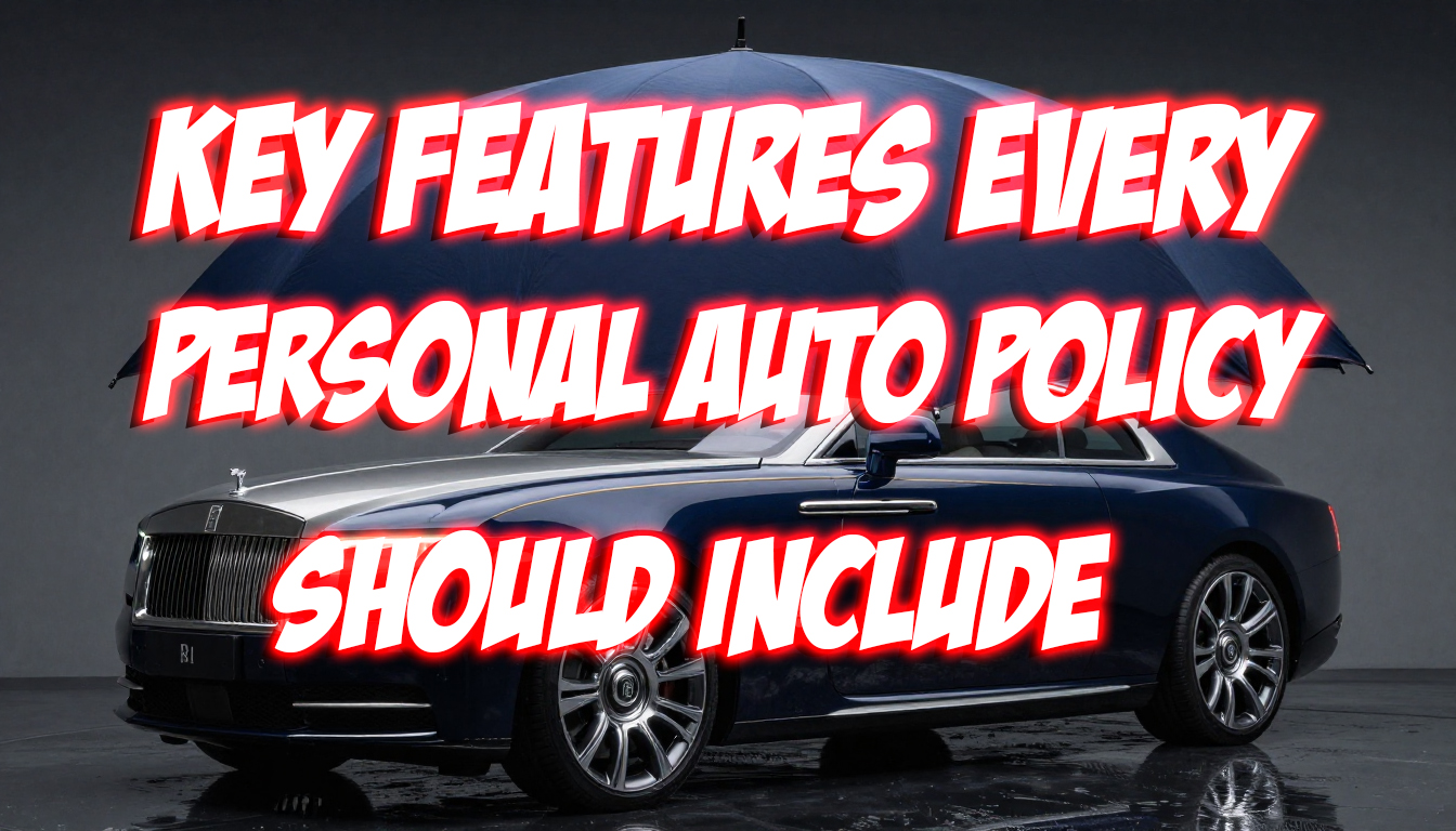 Key Features Every Personal Auto Policy Should Include