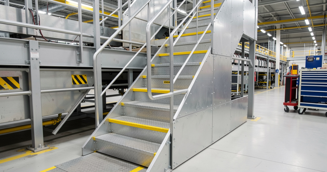 Stair Treads and Ramps Ensuring Safety with Raised Patterns