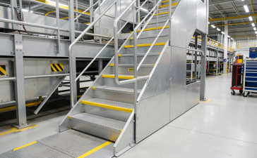 Stair Treads and Ramps Ensuring Safety with Raised Patterns