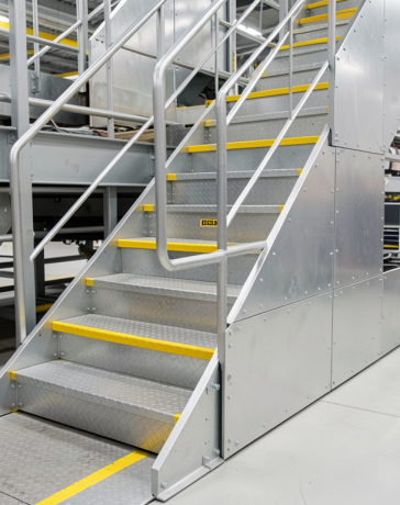 Stair Treads and Ramps Ensuring Safety with Raised Patterns