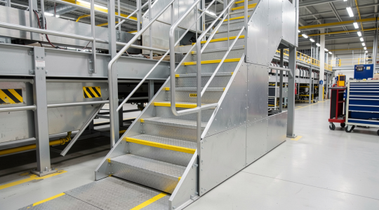 Stair Treads and Ramps Ensuring Safety with Raised Patterns