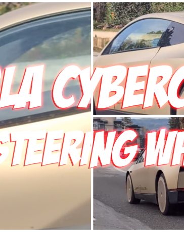 Tesla Cybercab Spotted Public Roads No Steering Wheel